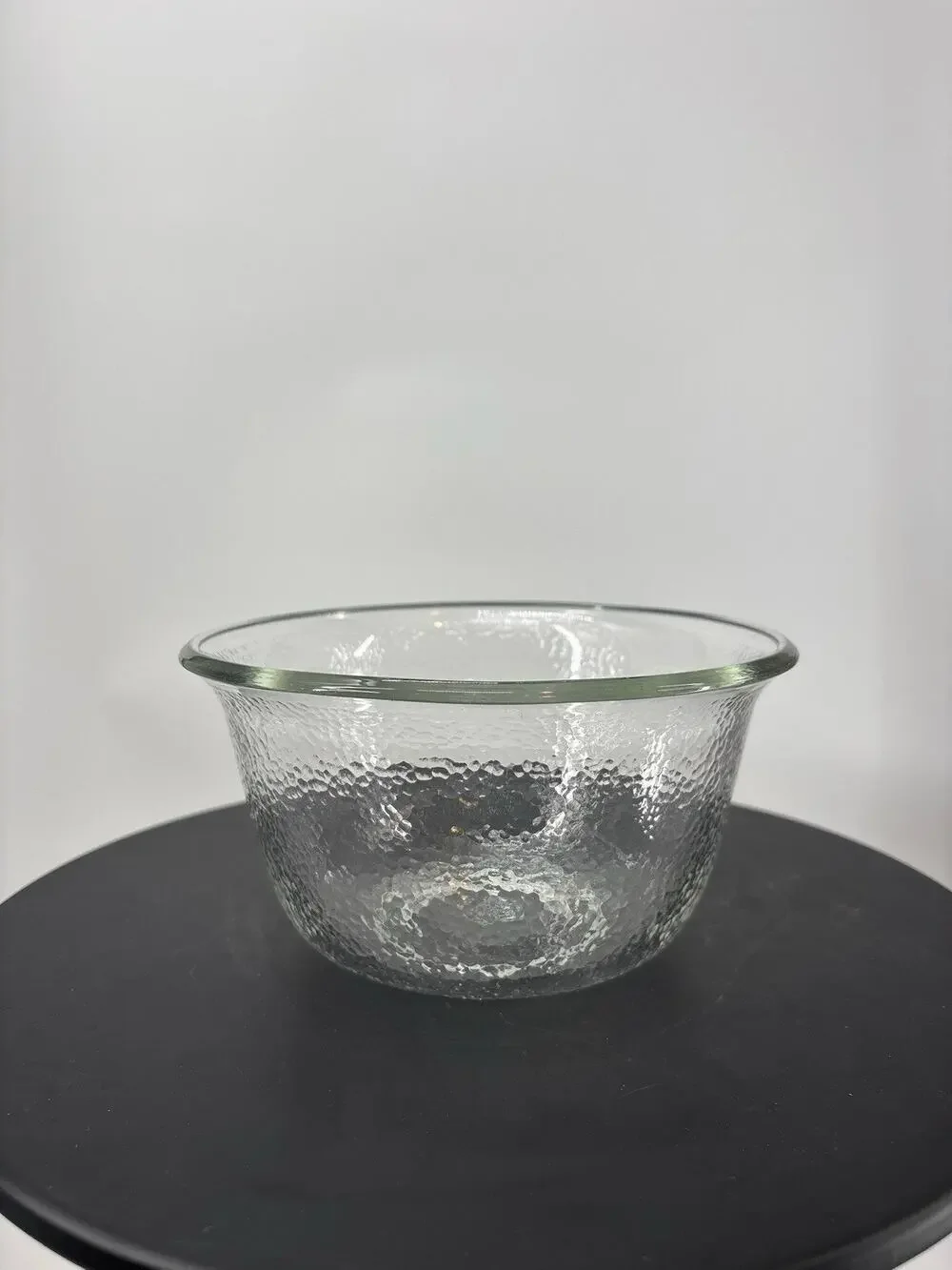 Vintage GE Mixing Bowl. 4” Tall X 7.25” Wide. Pebble Textured Glass
